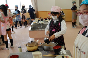 調理実習～5年家庭科～ご飯と味噌汁