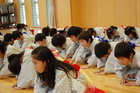 (動)２年生伝統の時間～日本舞踊稽古はじめ