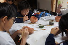 （動）鳴海織部茶碗ワークショップ～4年生