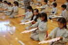 伝統の時間・日本舞踊～2年生