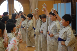 2学期最後の稽古～日本舞踊