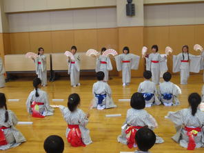 (動)2年生伝統の時間～日本舞踊第2回目
