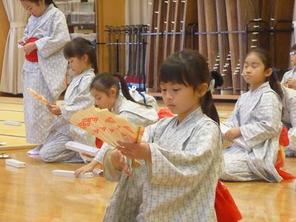 日本舞踊～2学期最後の稽古