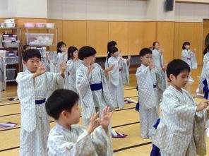 2年生伝統の時間～日本舞踊