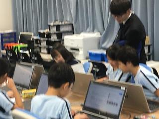 （動）ICT機器を活用した授業の参観～学生来校