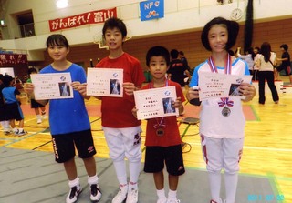 (動)輝く附属の子～全国少年フェンシング６位入賞