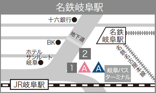 JR岐阜駅前