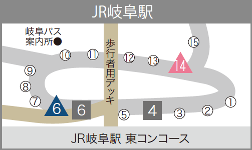 名鉄岐阜駅前