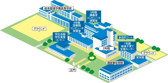 岐阜キャンパスマップ