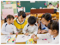 数多くの学外実習で子どもの心を感じる。 数多くの学外実習で子どもの心を感じる。