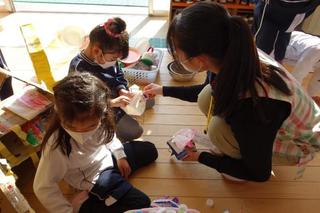 愛知県立一宮北高等学校の生徒が本学附属幼稚園でのインターンシップを実施しました。