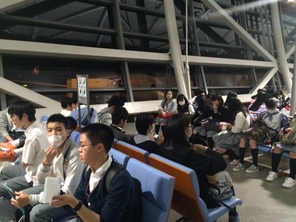 関西国際空港にてチェックイン完了！