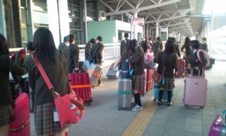 関西国際空港にて