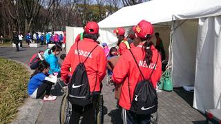 名古屋ウィメンズマラソンに学生ボランティアとして参加