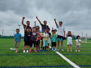 カラフルタウン岐阜との連携講座「One DaY Sports Challenge!（親子サッカー教室）」開催報告［2022.7.16(土)］