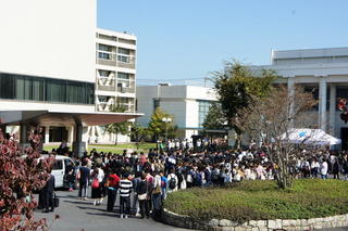 岐阜キャンパスで防災総合訓練が行われました