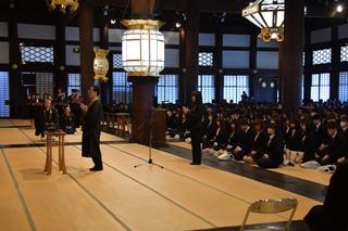 2019年度入学奉告本山参拝を行いました