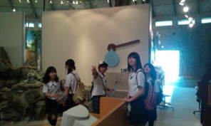 琵琶湖博物館に無事到着です！