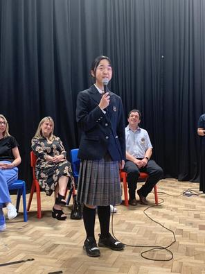 対面式がありました（３年生 イギリス 海外語学研修）