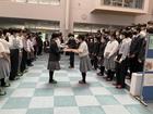 海外語学研修出発式がありました