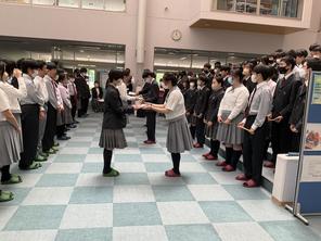 海外語学研修出発式がありました 海外語学研修出発式がありました