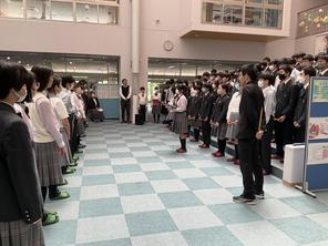 海外語学研修出発式がありました 海外語学研修出発式がありました