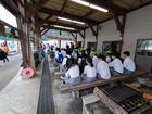 校外研修が始まりました（福井県阿納 ２年生　阿納着）