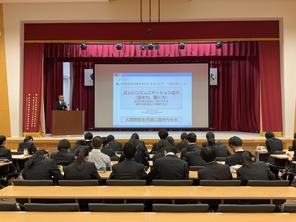 社会人講話がありました