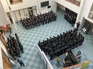 「３年生を送る会」がありました