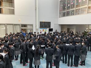 「３年生を送る会」がありました