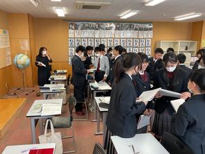 授業参観がありました