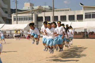 学校祭ー体育祭ー【伝統と　きりひらく　ＭＩＲＡＩ】