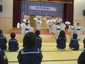 年長組　附属小学校お茶会