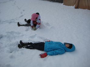 大雪が降ったよ！