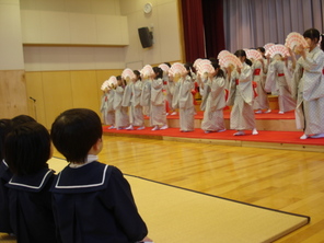 年長組　ひなまつり茶会