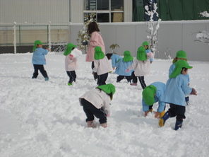 雪遊びをしたよ 雪遊びをしたよ