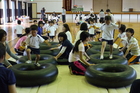 年中組　体育教室（短大にて）