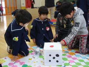 年長組　柳津小学校との交流会