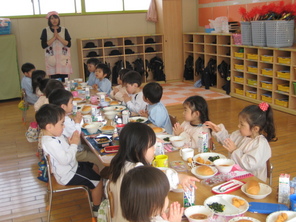 給食が楽しみ! 給食が楽しみ!