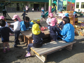 中学生の職場体験（境川中）