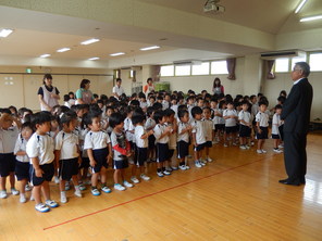 1学期の終業式