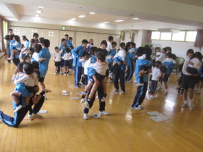 年中組　境川中学校交流会