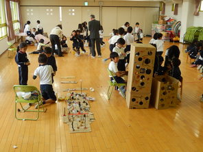 年長組　柳津小学校との交流会