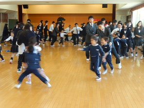 高校生との交流会（年長）