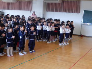 3学期の始業式 3学期の始業式