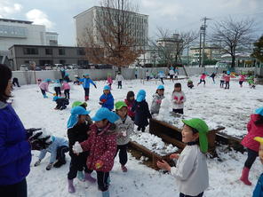 雪遊びをしたよ 雪遊びをしたよ