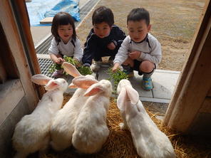 春休み中の幼稚園では・・・