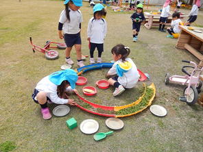 砂遊びがおもしろい！