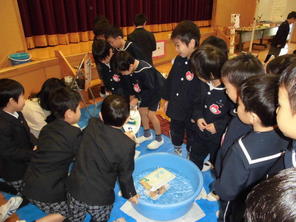 附属小学校との交流会　年長組