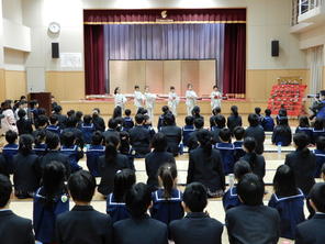 附属小学校ひな祭り茶会（年長）